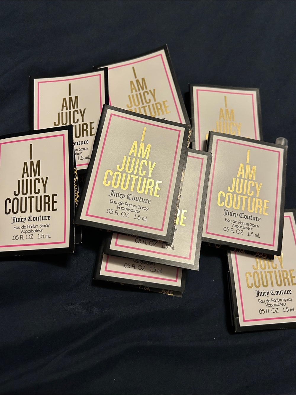 I AM JUICY COUTURE sample packets